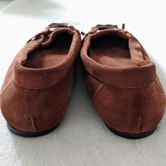 Yves Saint Laurent Rive Gauche Suede Moccasins 37 - Picture 6 of 8